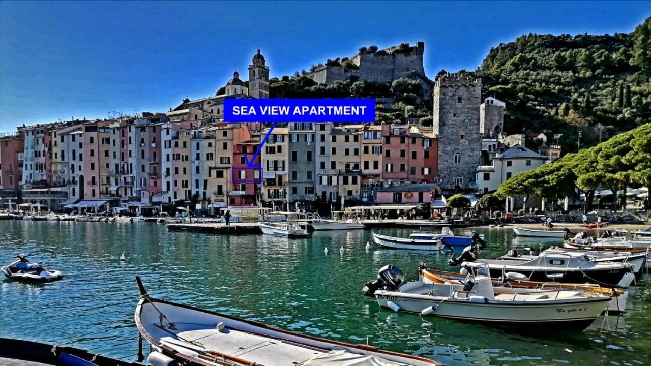 Sea View Apartment In Front Of The Sea Porto Venere Kültér fotó